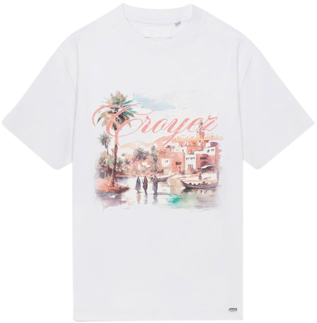 Croyez Croyez Casablanca Village T-Shirt Wit