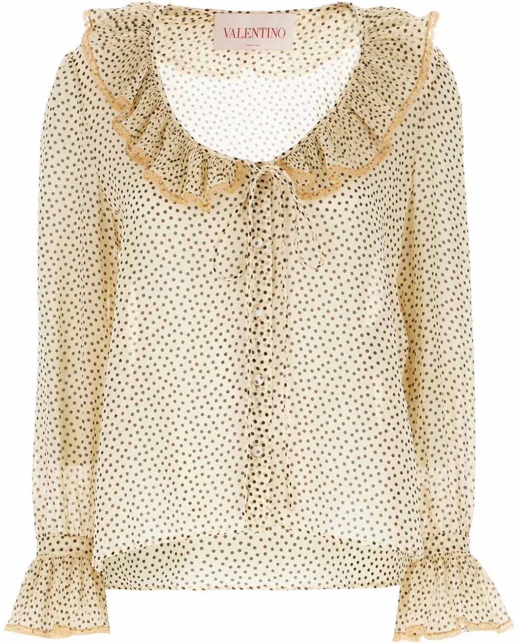 Valentino Valentino Printed silk blouse Divers