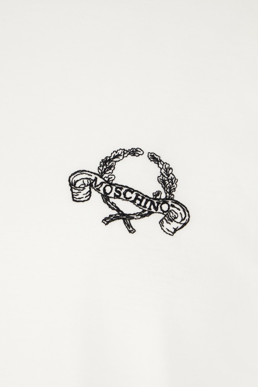 Moschino Moschino White cotton t-shirt Wit