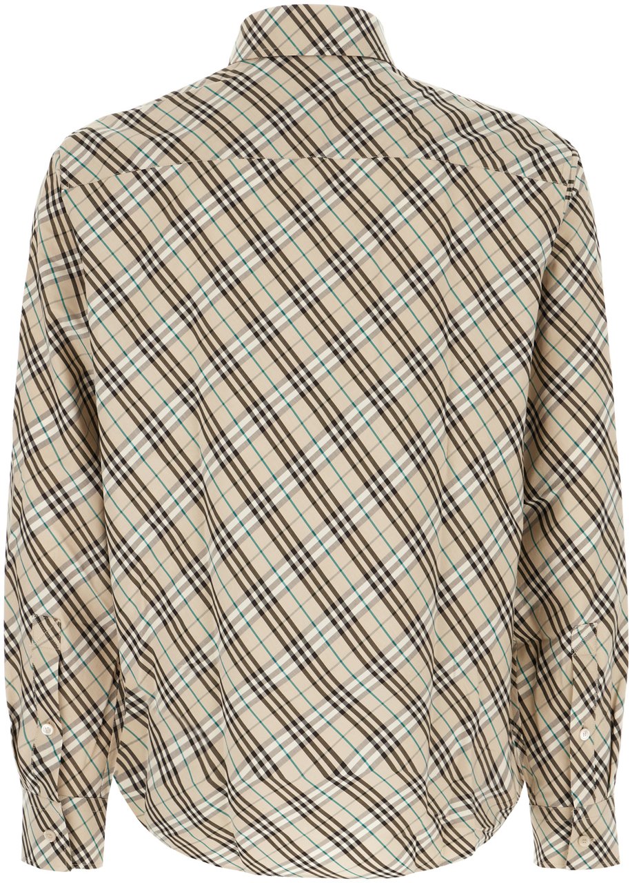 Burberry Burberry Printed poplin shirt Divers