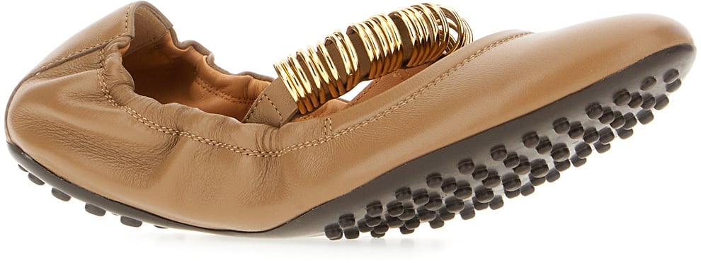 Tod's Tod's Brown leather ballerinas Bruin
