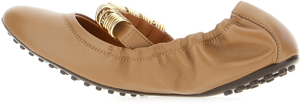 Tod's Tod's Brown leather ballerinas Bruin
