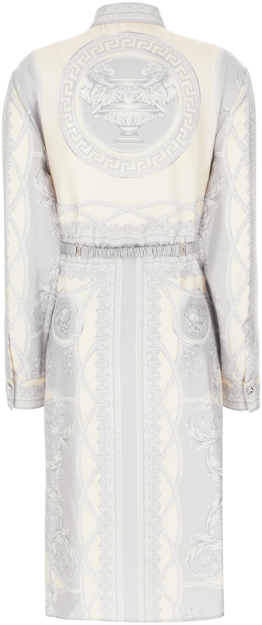 Versace Versace Printed silk shirt dress Divers