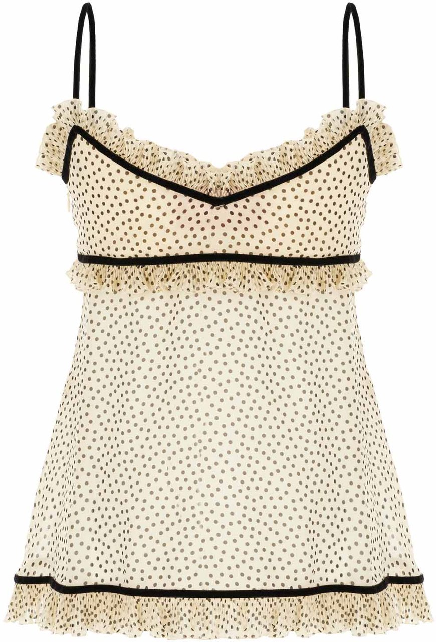 Valentino Valentino Printed silk top Divers
