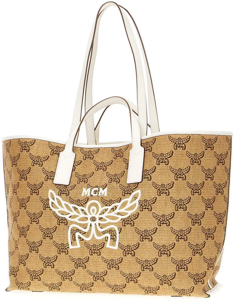 MCM MCM Printed synthetic leather shopping bag Divers