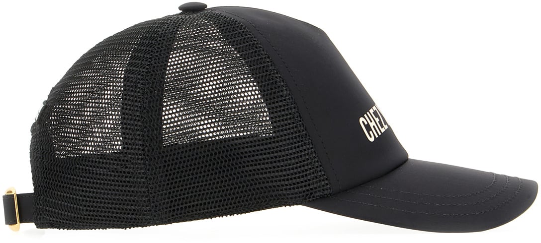 Valentino Valentino Black polyester baseball cap Zwart