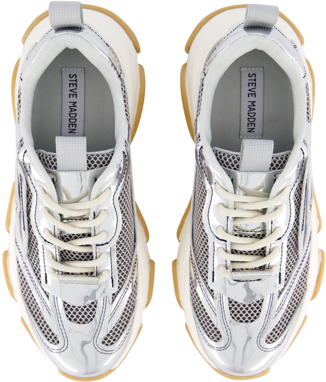 Steve Madden Dames Possession-E Sneaker Metallic Metallic
