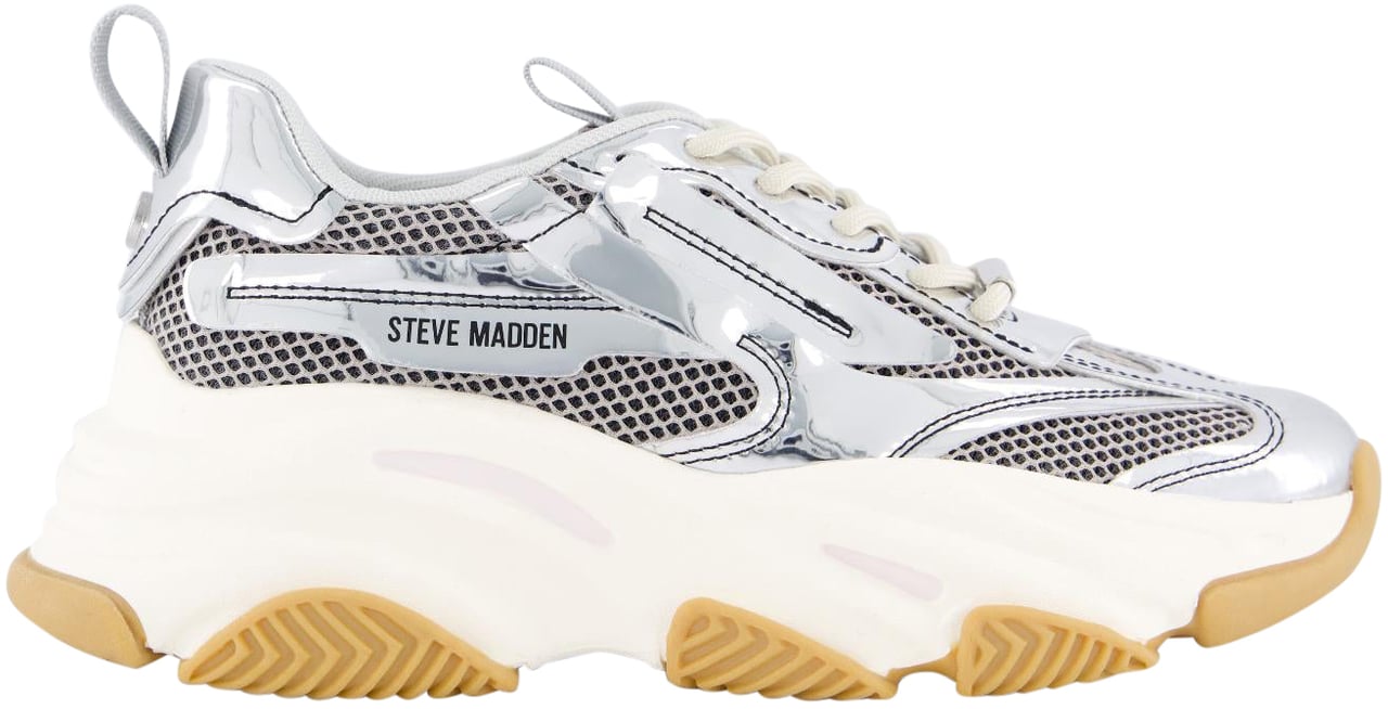 Steve Madden Dames Possession-E Sneaker Metallic Metallic