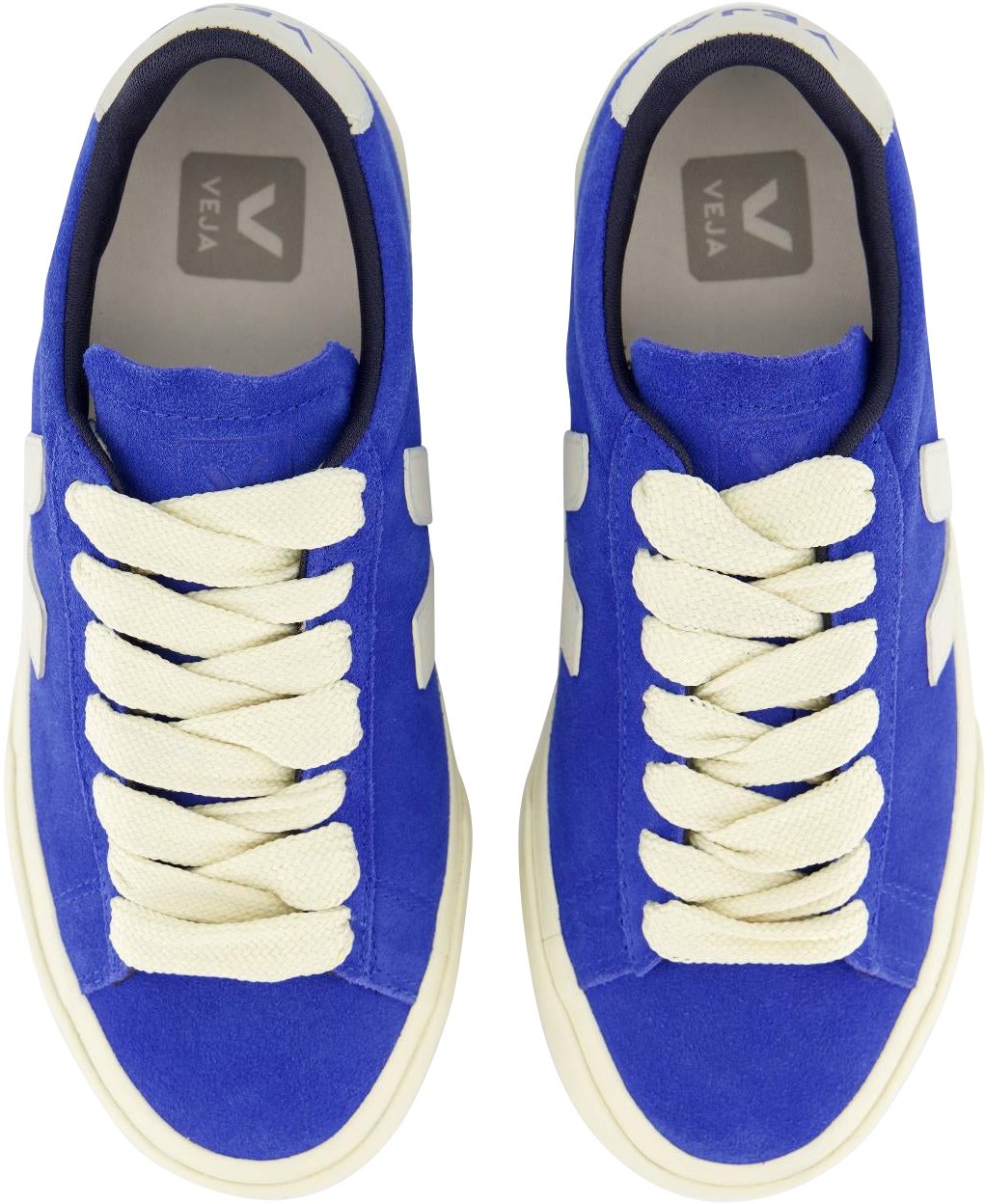 Veja Dames Campo Suede Sneaker Blauw Blauw