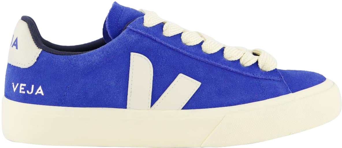 Veja Dames Campo Suede Sneaker Blauw Blauw