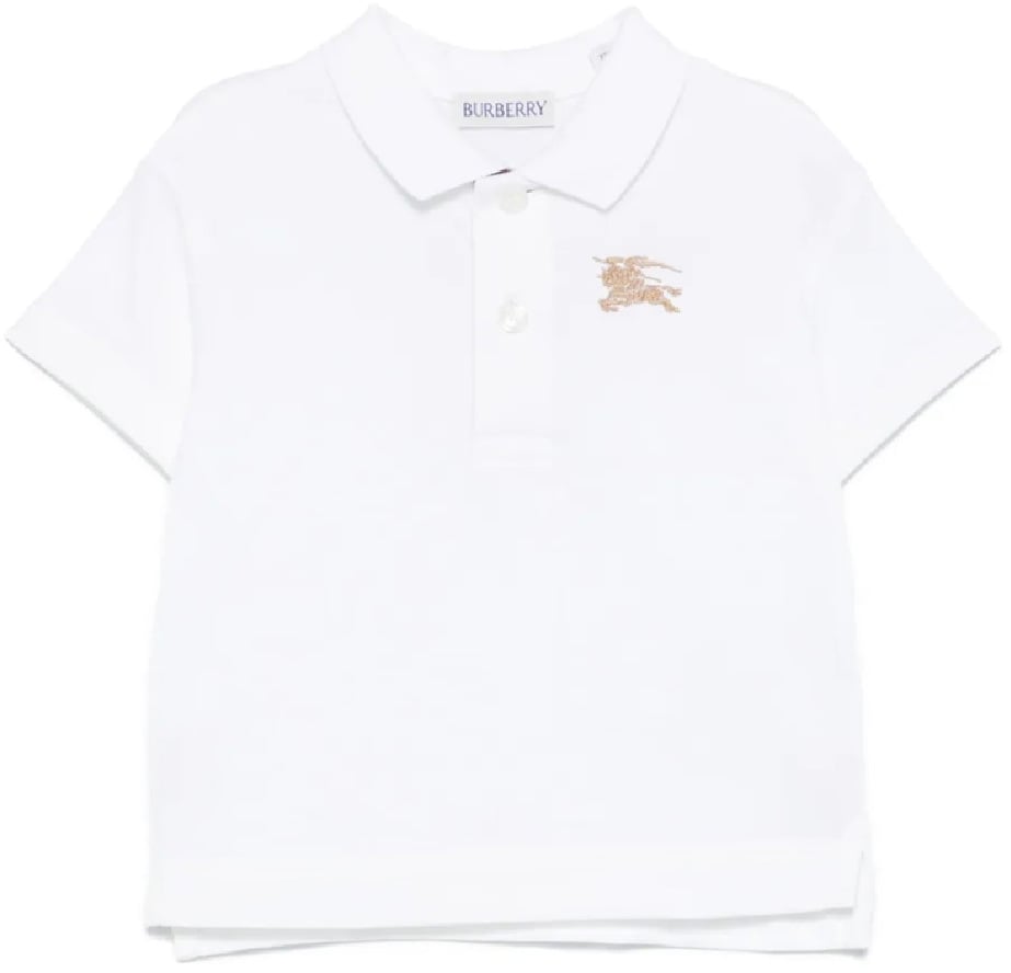Burberry Inf Boy Polo Shirts Wit