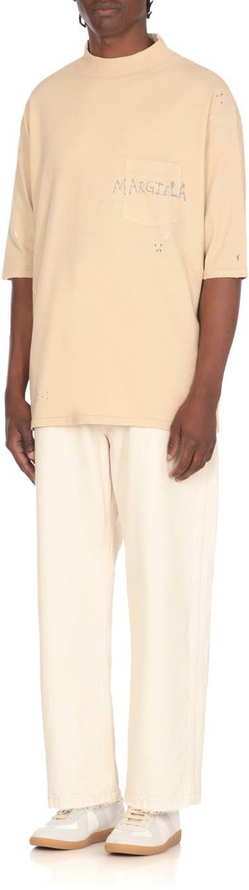 Maison Margiela T-Shirts And Polos Beige Beige