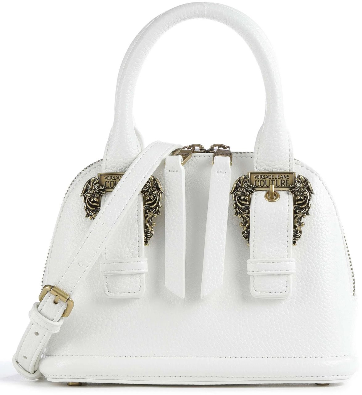 Versace Jeans Couture Couture Buckles Bauletto Bag Wit