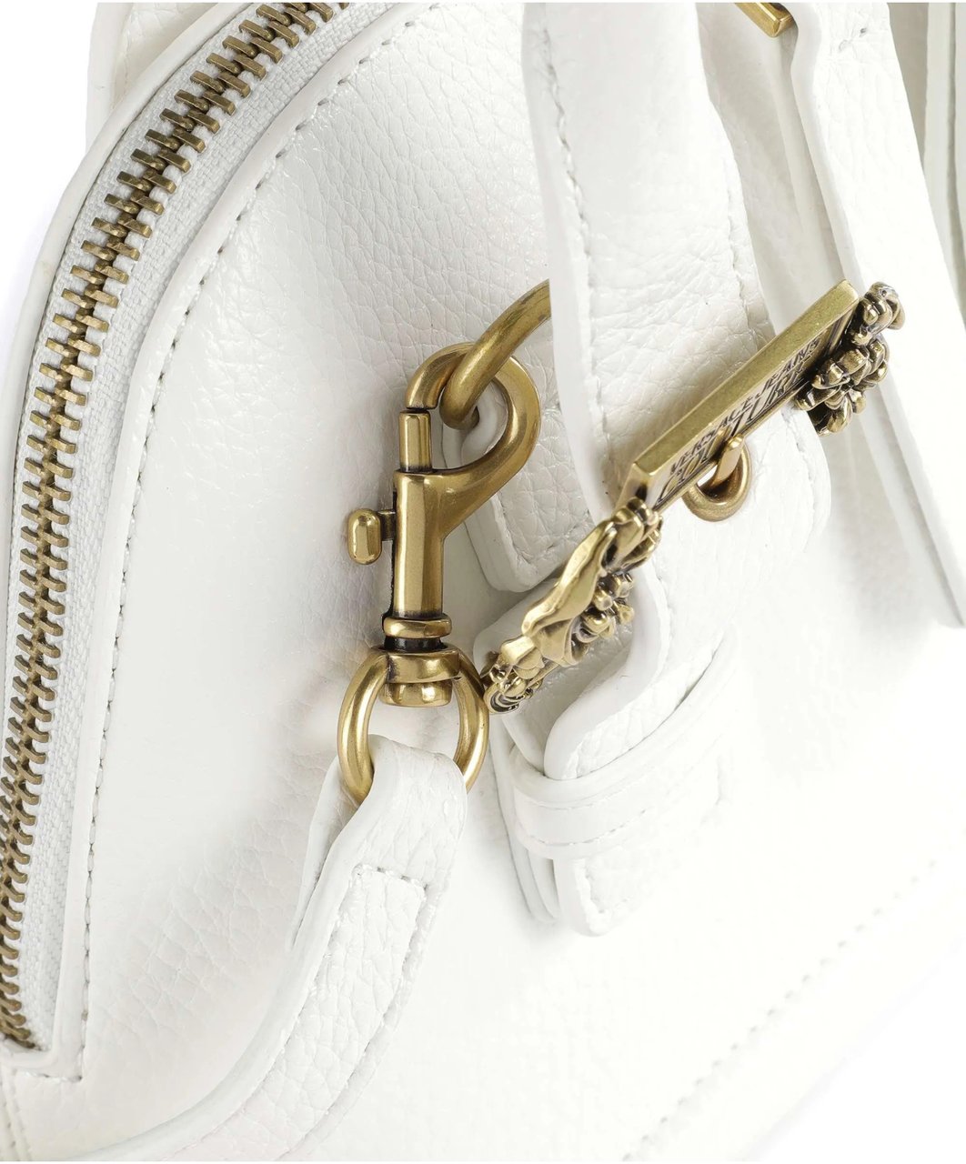 Versace Jeans Couture Couture Buckles Bauletto Bag Wit