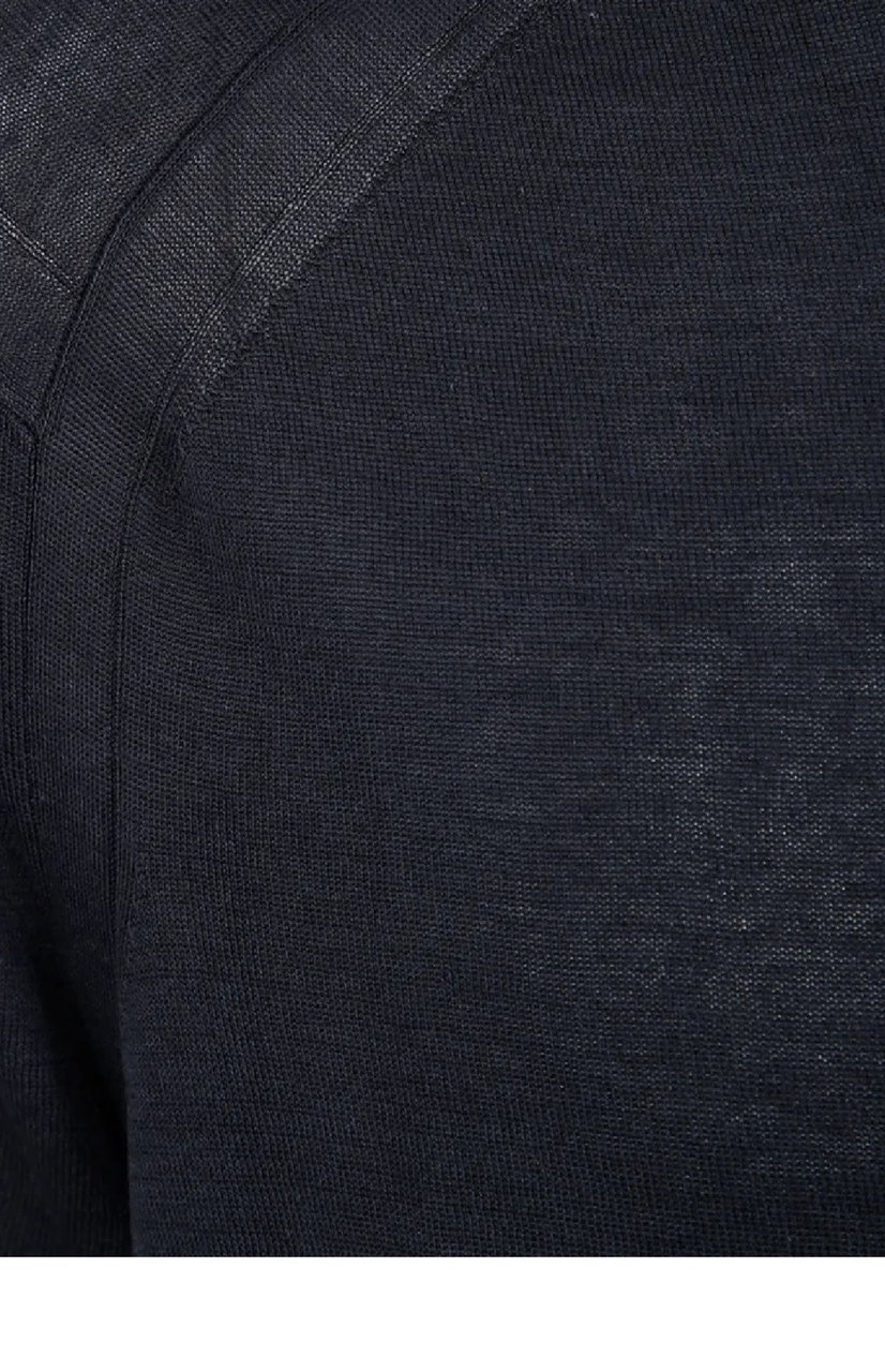 Emporio Armani Sweaters Blue Blauw