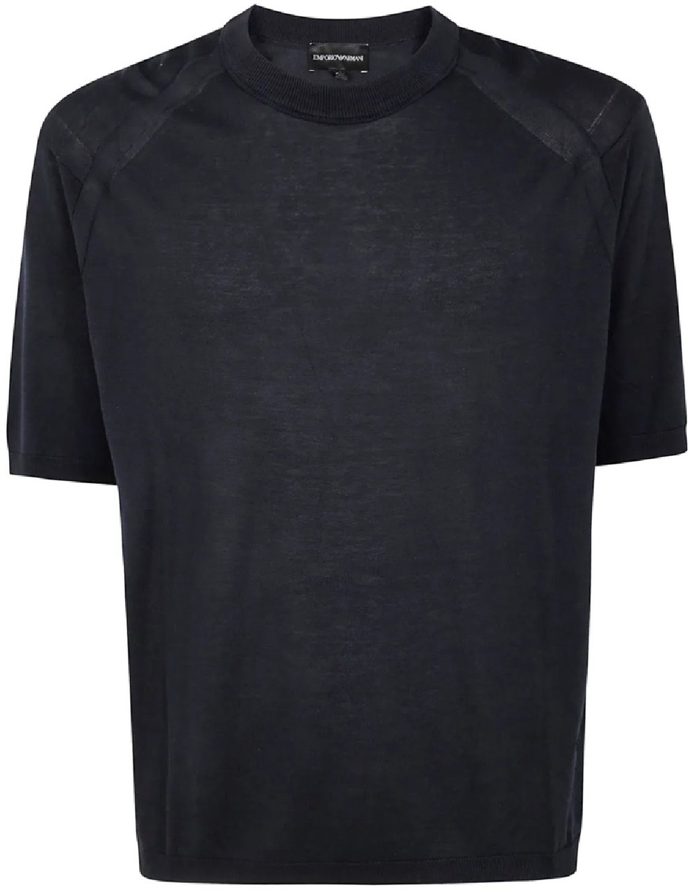 Emporio Armani Sweaters Blue Blauw