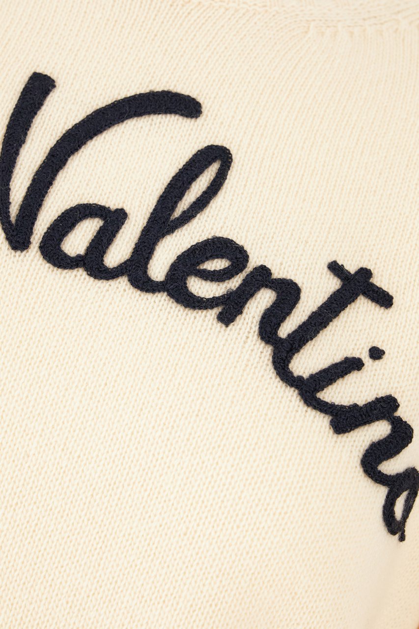 Valentino Valentino Cream wool sweater Geel