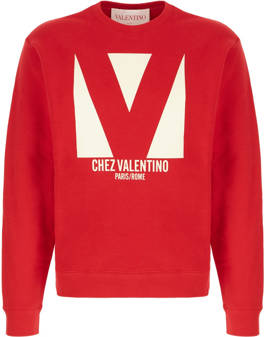Valentino Valentino Red cotton sweatshirt Rood