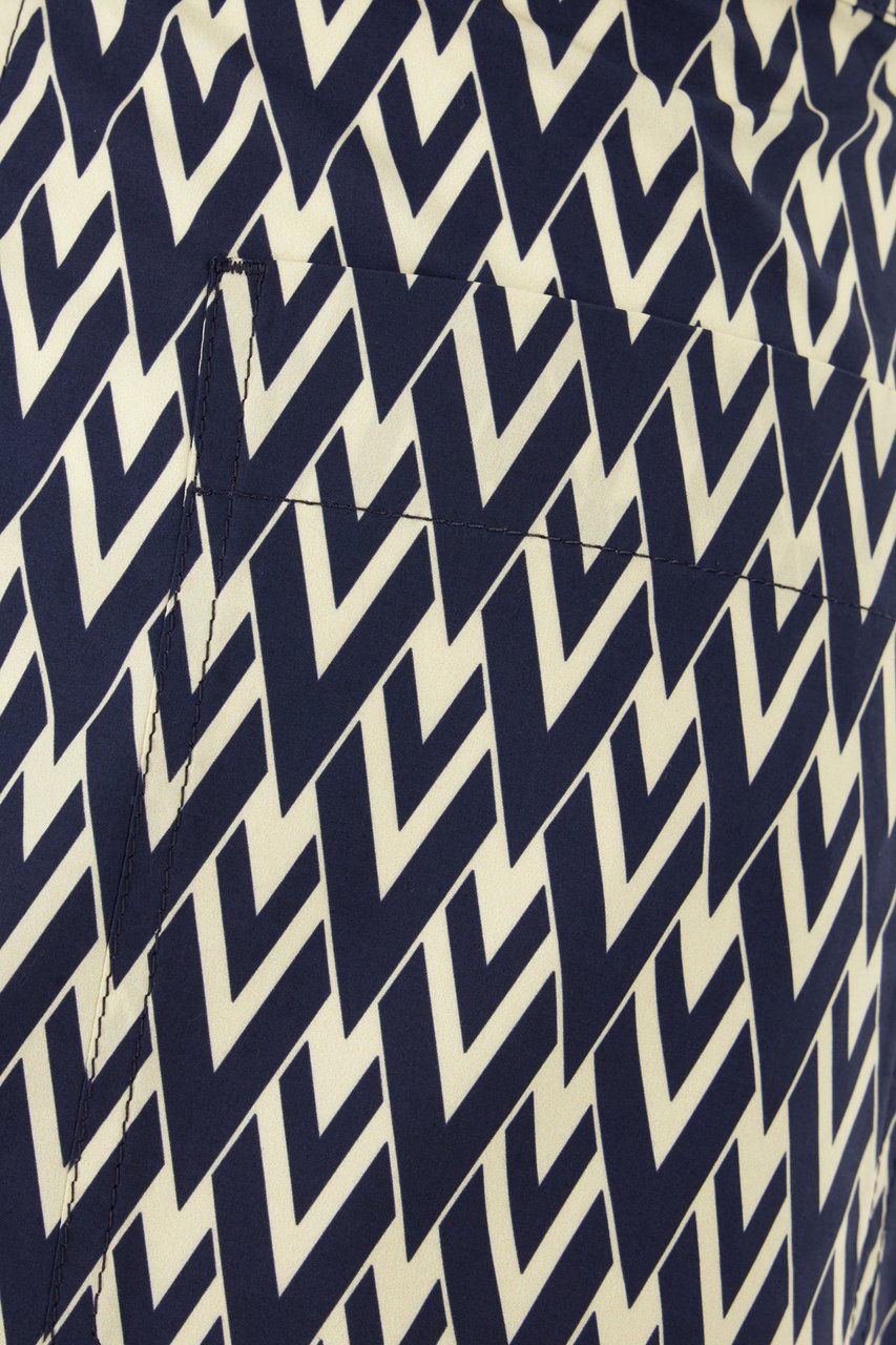 Valentino Valentino Printed cotton bermuda shorts Divers