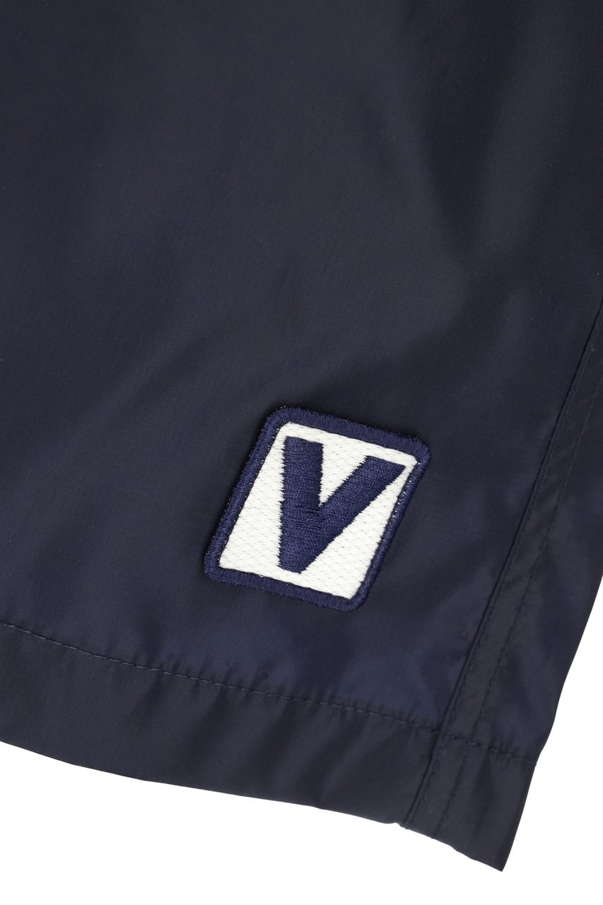 Valentino Valentino Navy blue nylon swimming shorts Blauw