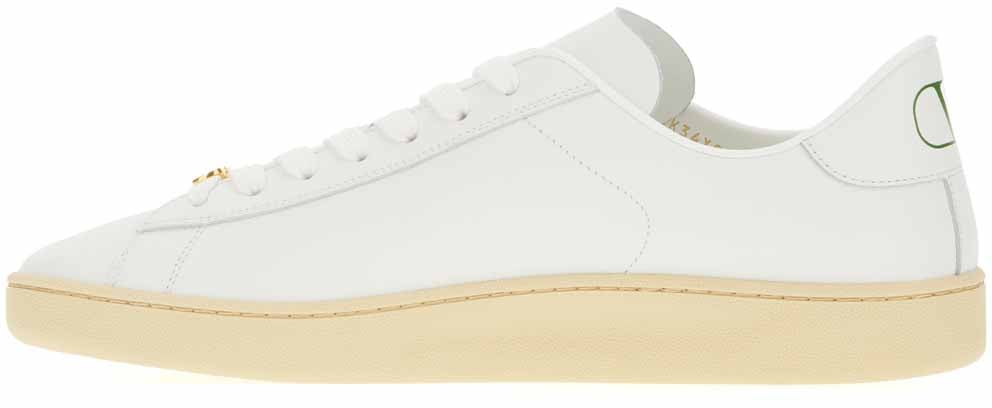 Valentino Valentino White leather sneakers Wit