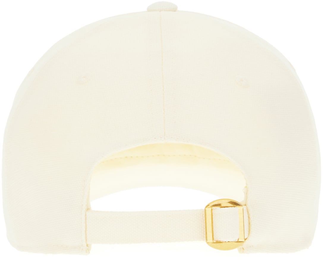Valentino Valentino Ivory cotton baseball cap Neutraal