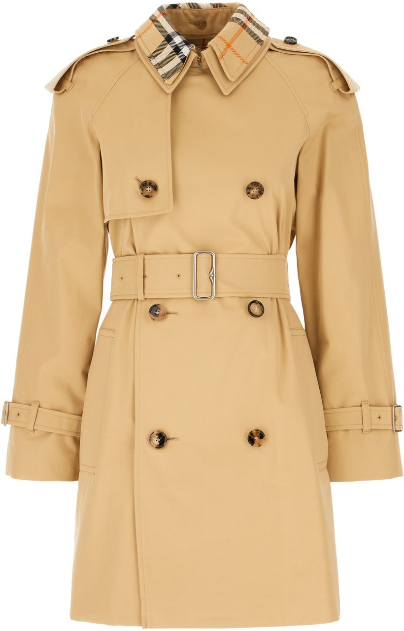 Burberry Coats Beige Beige