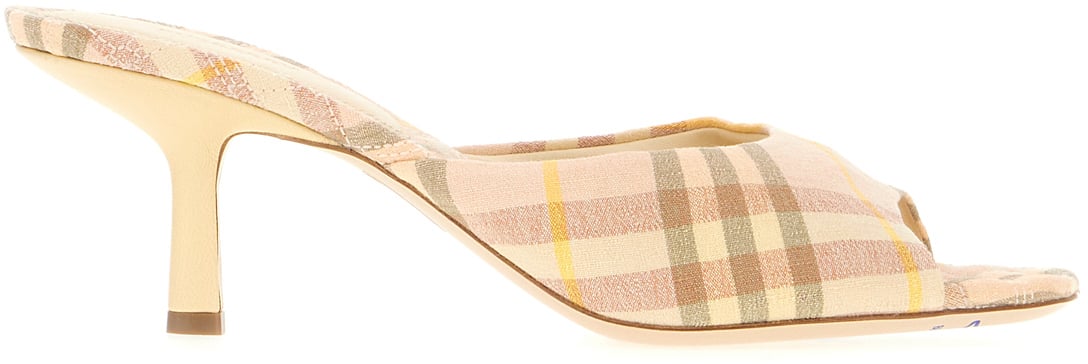 Burberry Burberry Embroidered fabric mules Divers