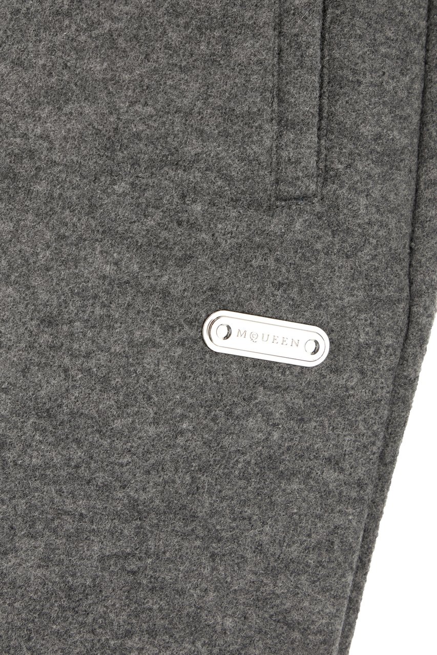 Alexander McQueen Alexander McQueen Grey wool blend joggers Grijs