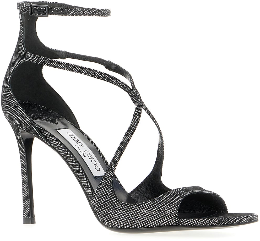 Jimmy Choo Jimmy Choo Embellished leather Azia sandals Divers