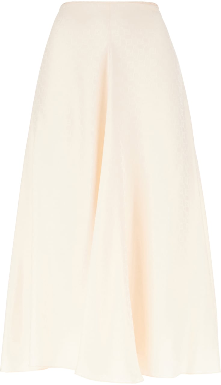 Fendi Fendi Peach silk skirt Roze