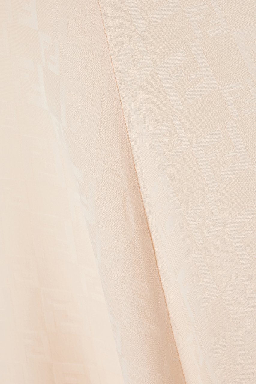Fendi Fendi Peach silk skirt Roze