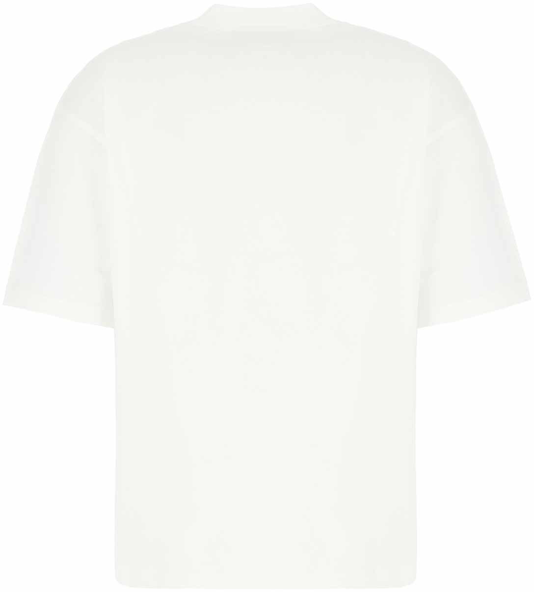 Marni Marni White cotton oversize t-shirt Wit
