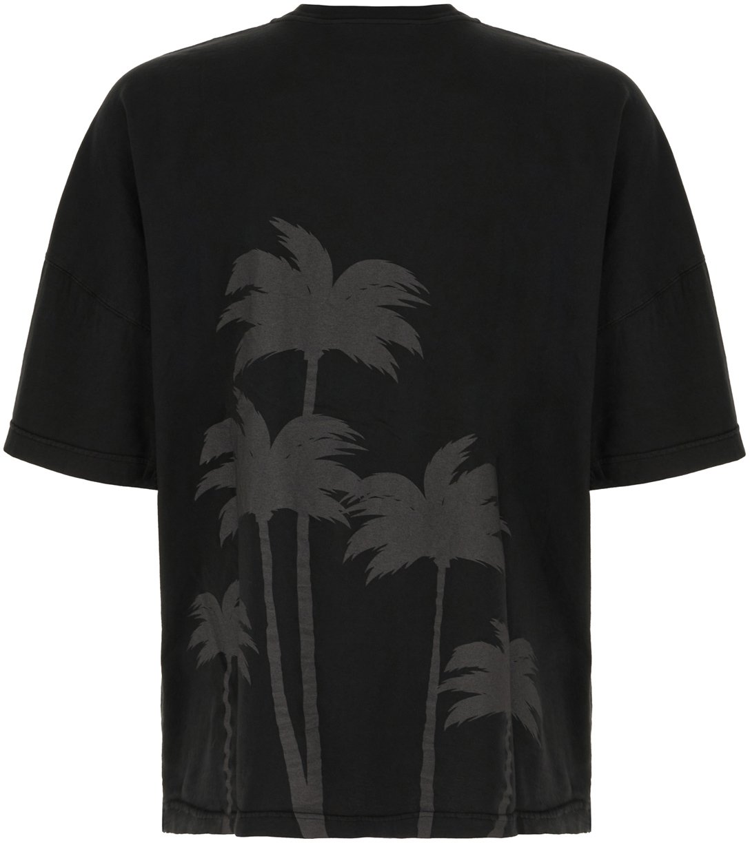 Palm Angels Palms Over Tee Vintage Black Zwart