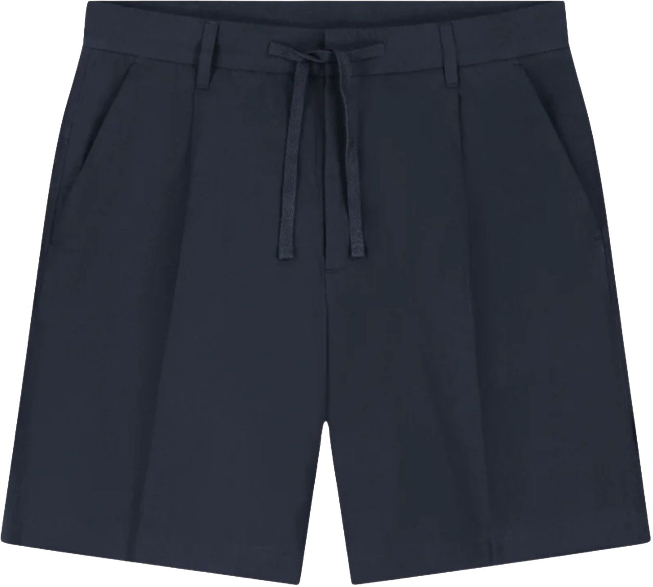ØLÅF ØlÅf Cotton Linen Shorts Shorts Donkerblauw M210402 Blauw