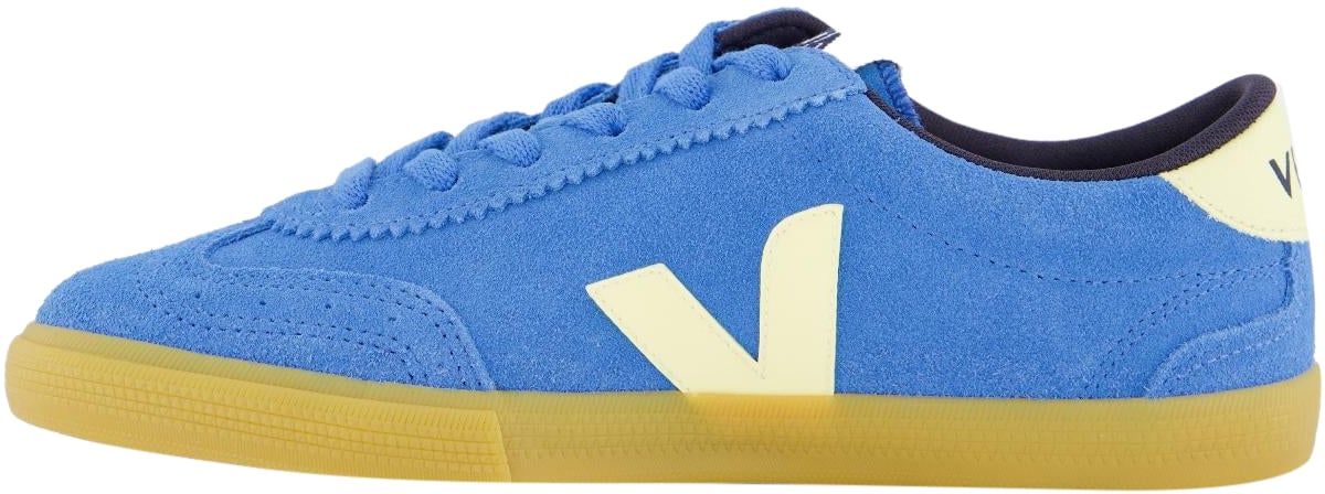 Veja Dames Volley Suede Sneaker Blauw Blauw