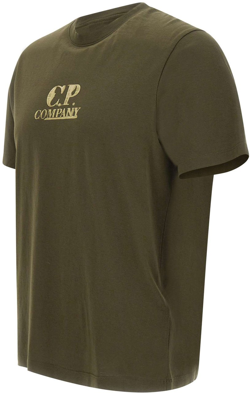 CP Company T-Shirts And Polos Ivy Green Groen