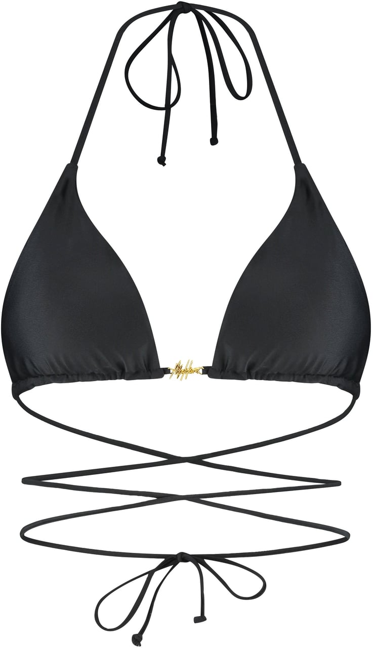 Malelions Malelions Women Wrap Bikini Top Zwart