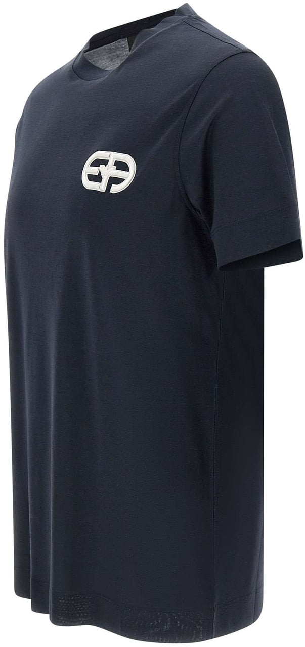 Emporio Armani T-Shirts And Polos Blue Blauw