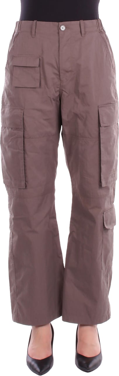MM6 Maison Margiela Trousers Brown Bruin