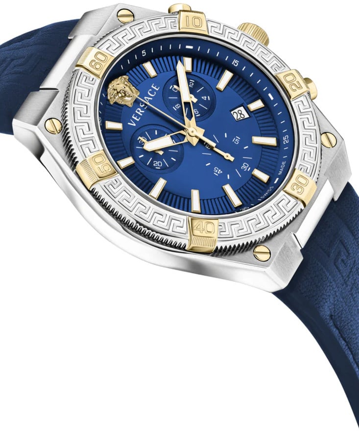 Versace VESO00322 Sporty Greca horloge Blauw