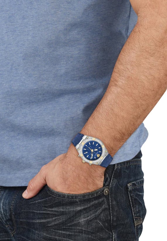 Versace VESO00322 Sporty Greca horloge Blauw