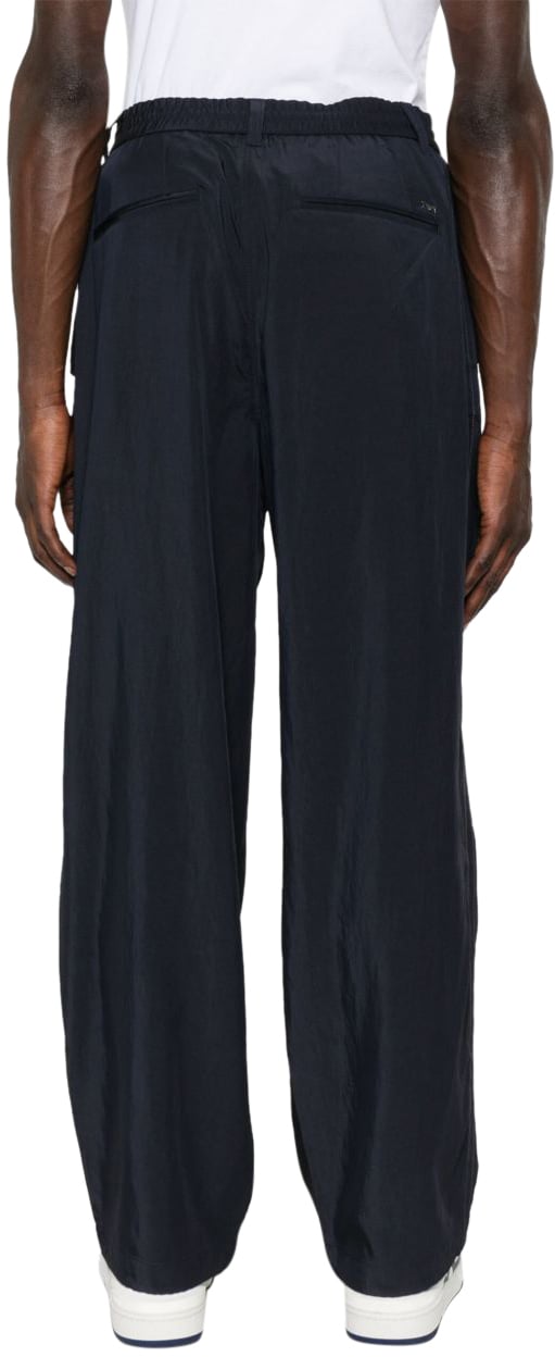 Emporio Armani Trousers Blue Blauw