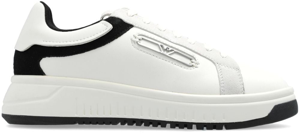 Emporio Armani Icon Sneaker Off White+Black Wit