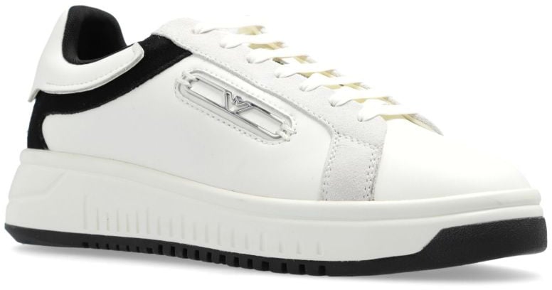 Emporio Armani Icon Sneaker Off White+Black Wit