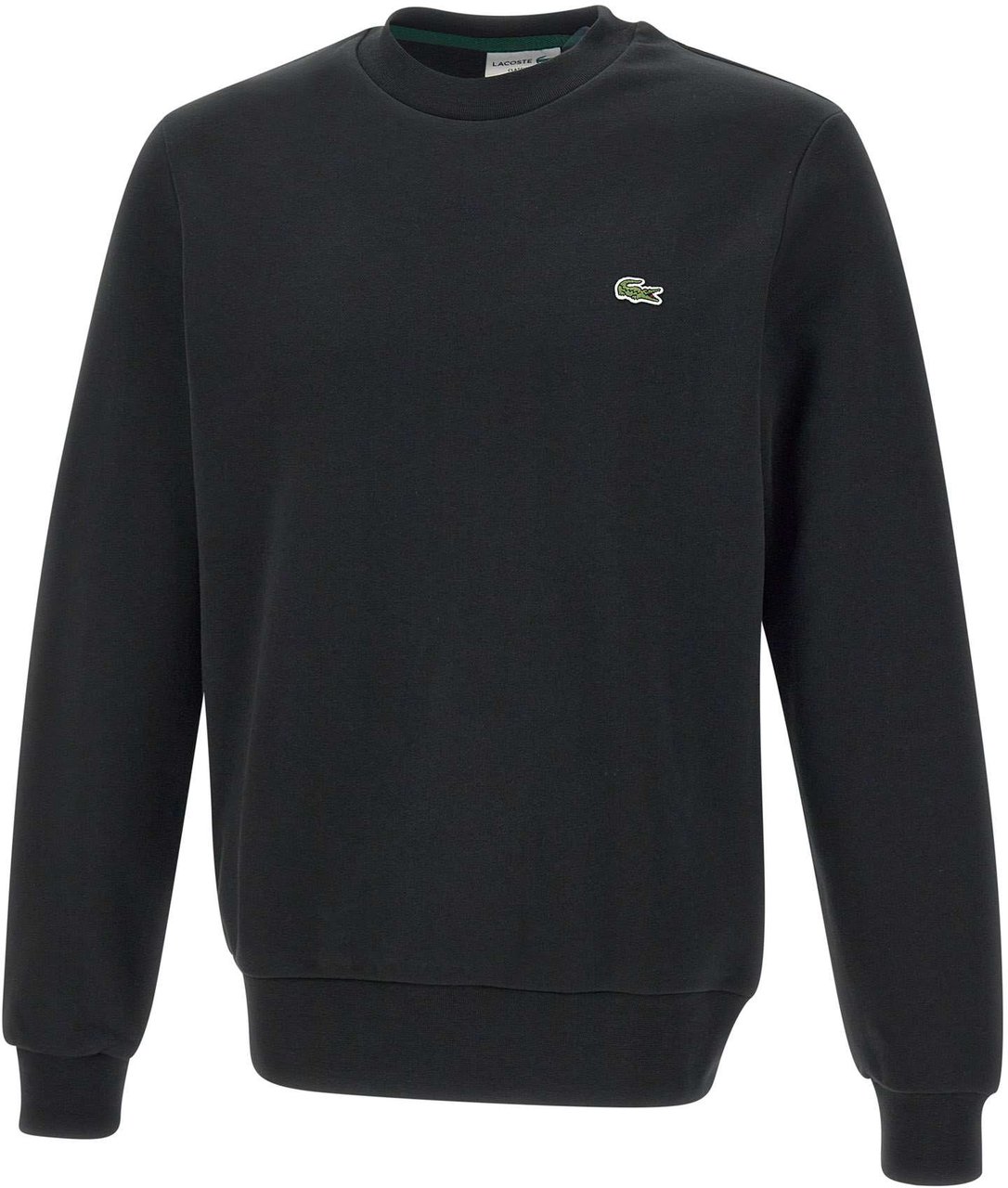 Lacoste sweatshirt molleton col rond Zwart