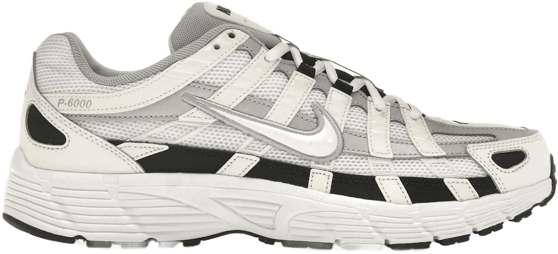 Nike P-6000 Sail Wolf Grey (W) Zwart