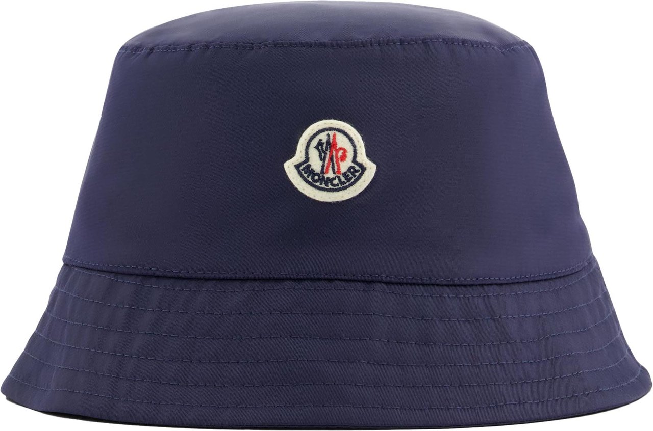 Moncler Moncler Kinder Unisex Hoed In Navy Blauw