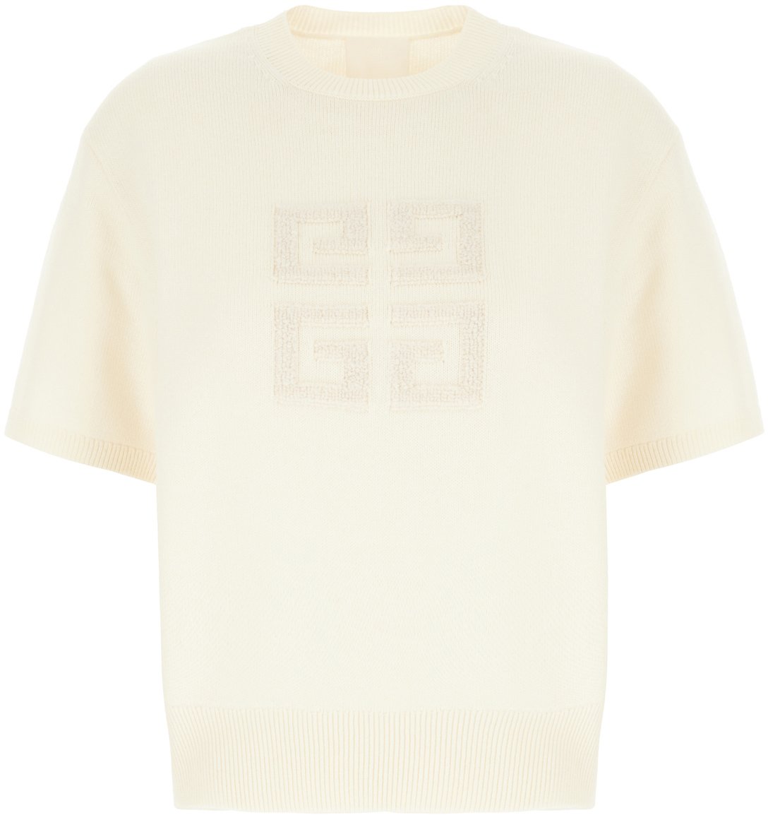 Givenchy Sweaters Blanc Beige Beige