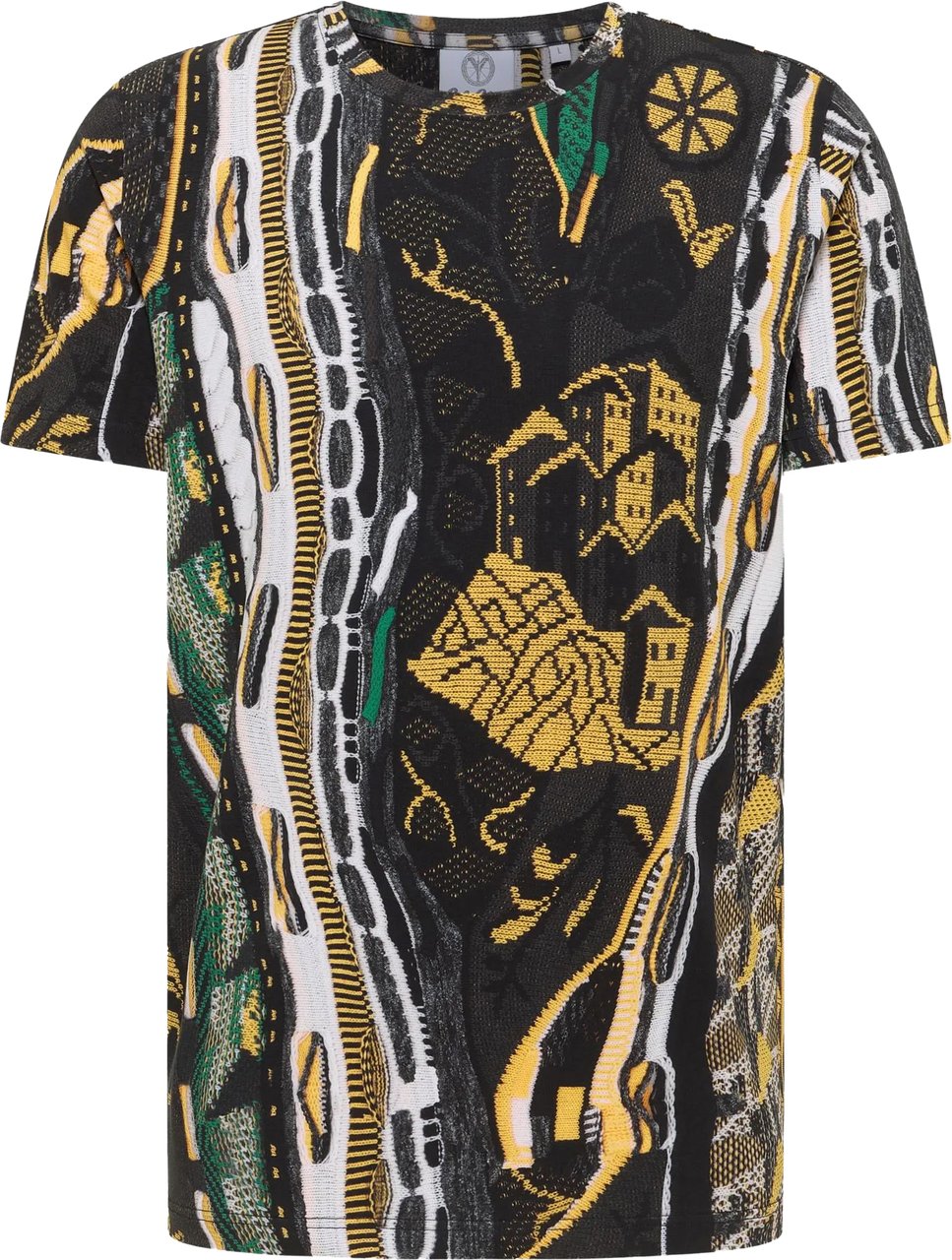 Carlo Colucci T-shirt C3477 202 Zwart
